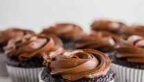 7 cupcakes de chocolate sem glúten