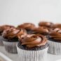 7 cupcakes de chocolate sem glúten